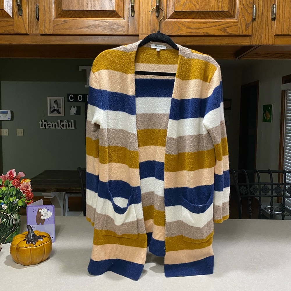 Madewell Multicolor Striped Cardigan